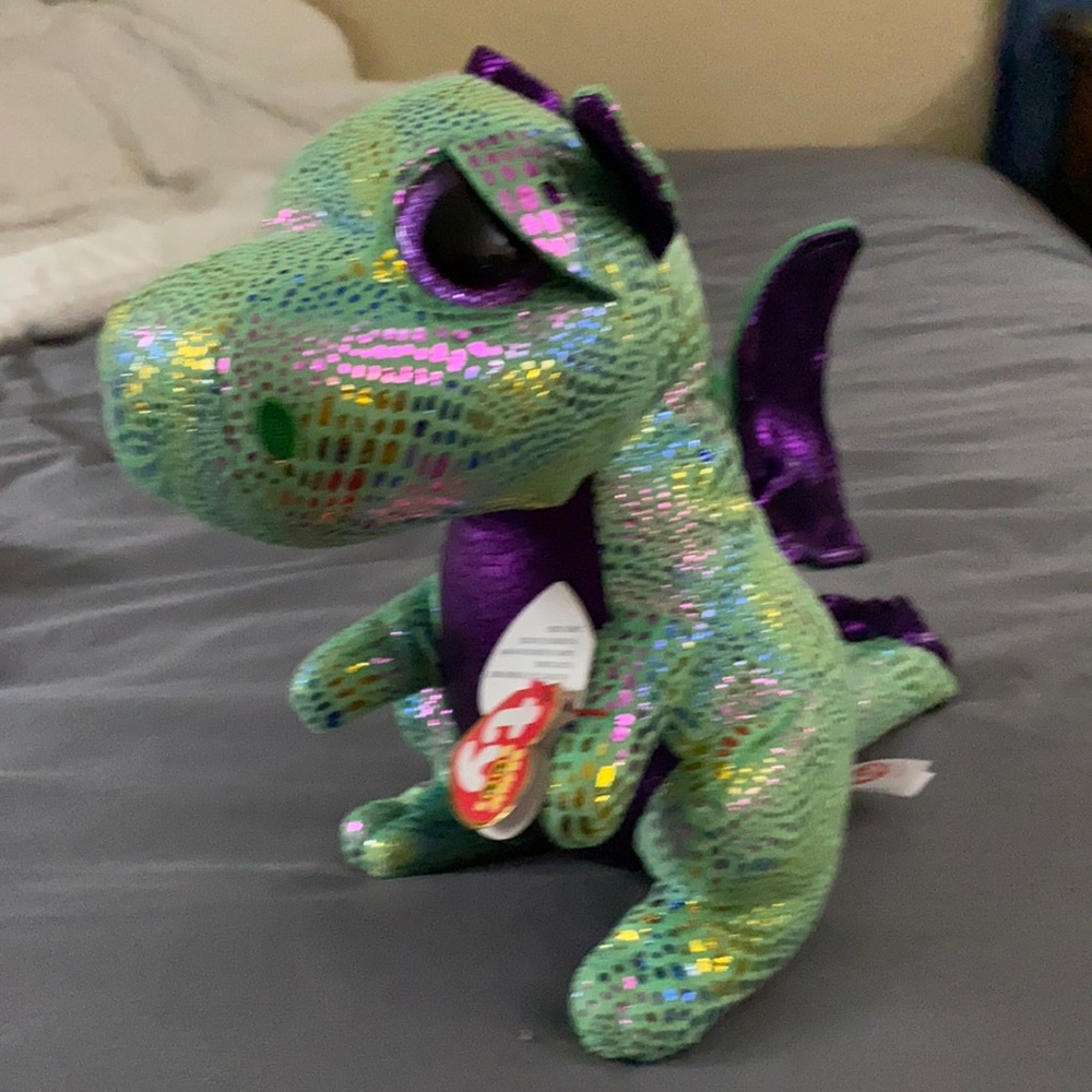 New with tags TY beanie boos cinder dragon 9 inch